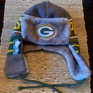 NWT Green Bay  Packers "Frosty Trapper" hat